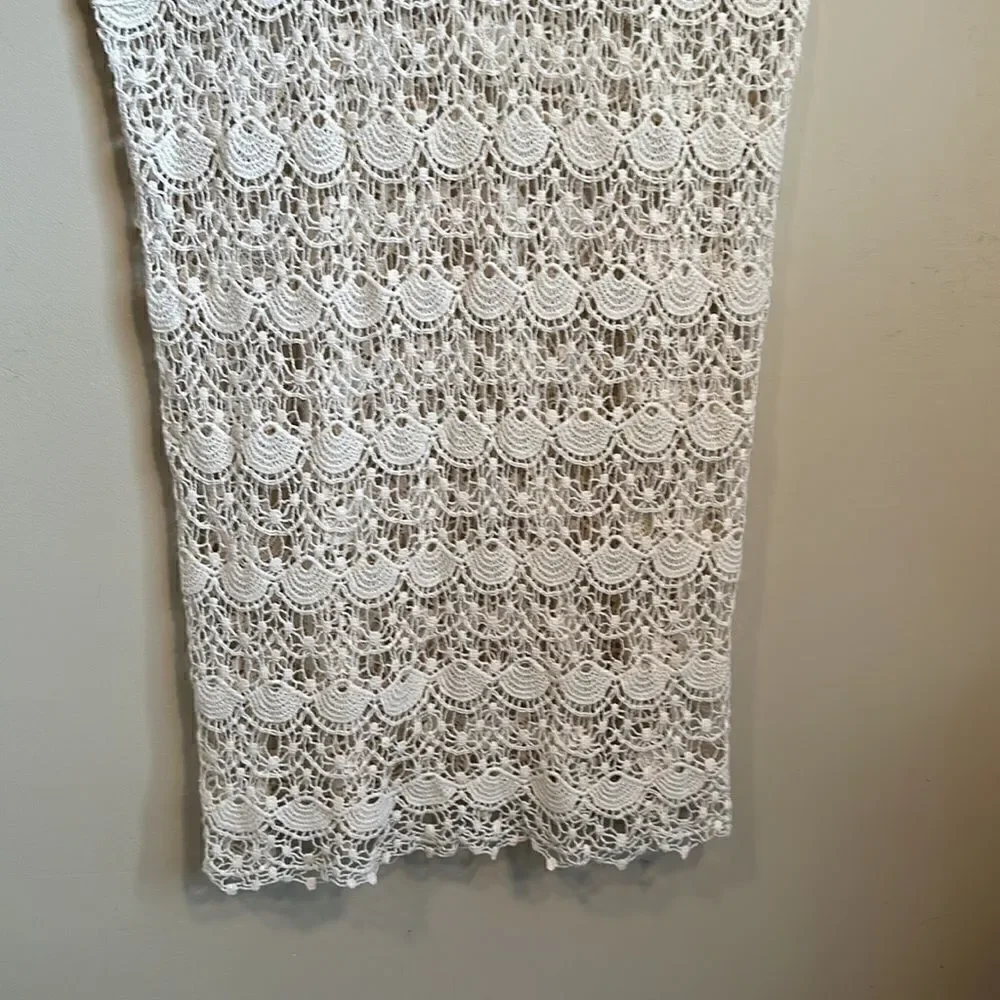 Blue Island Crochet Swimsuit Cover-up L/XL